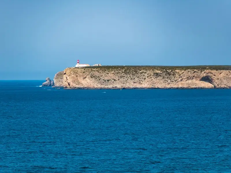 De kaap Cabo de São Vicente bij Sagres