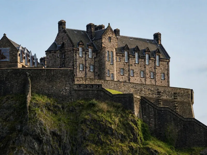 Edinburgh Castle op de rots
