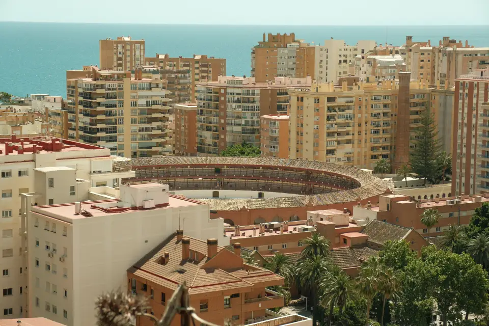 Het strand van La Malagueta in Málaga