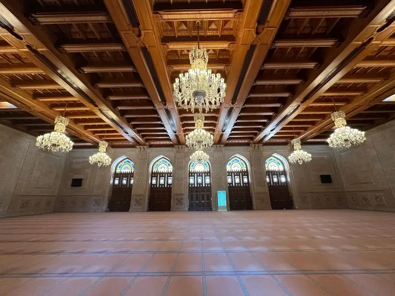 De Grote Sultan Qaboos-moskee in Muscat