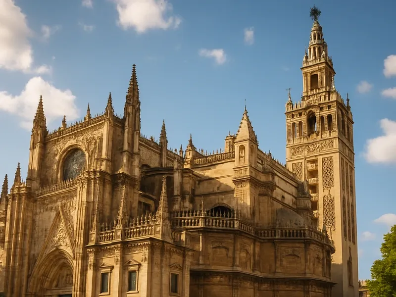 De kathedraal en Giralda van Sevilla