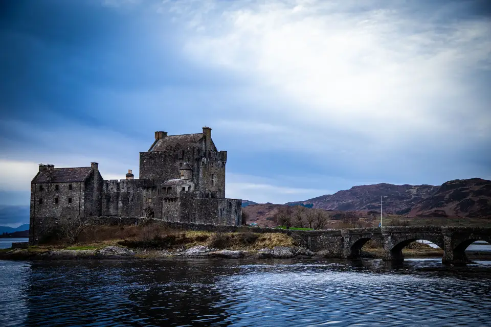 Kasteel Eilean Donan op zijn eilandje in het loch